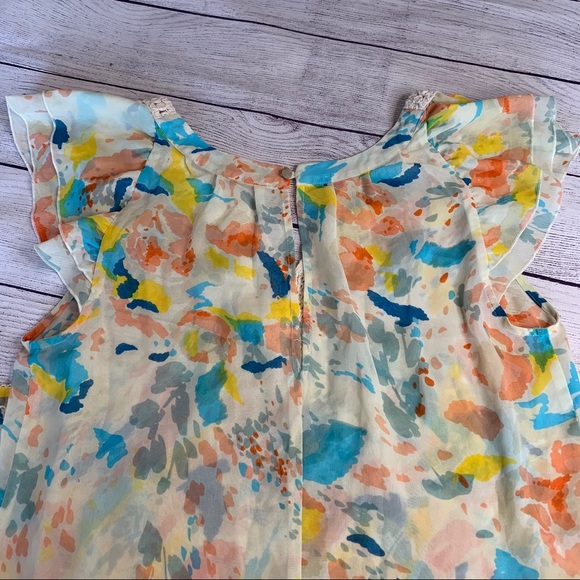 Anthropologie Sanctuary Floral Blouse Size Medium - Picture 7 of 7